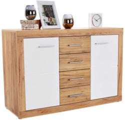 Kommode Malta Myk12 B:137cm Kraft Eiche Dekor/Weiß