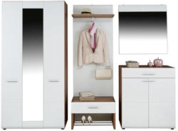 Garderobenkombination Avensis2 B:255cm Kraft Eiche Dekor/Weiß