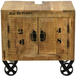 Unterschrank Echtholz Brion B: 66 cm, Mangoholz