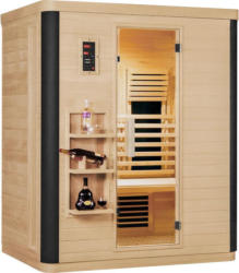 Infrarotkabine 3 Personen 155x190x108 cm Nordic Design
