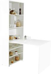 Tisch-Regal-Kombination Breakfast 70 cm Weiß