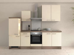 Einbauküche Küchenblock Möbelix Eico 270 cm Magnolie