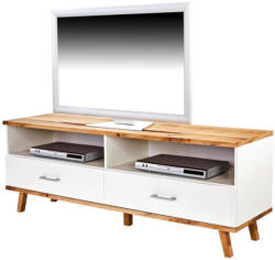 TV-Element Rivoli Weiß/Eiche Wotan B/H: 160/55cm