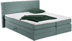 Boxspringbett mit Bettkasten 160x200cm Allegra, Pastellgrün