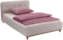 Polsterbett 180x200cm Shaki, Beige