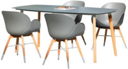 Gartenset Teak 5-teilig Aus Teakholz