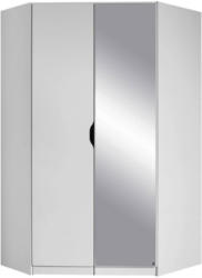 Eckschrank mit Spiegel 117cm Freising, Weiß
