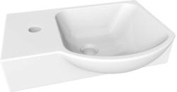 Waschbecken Guest II B:45cm Keramik/Rechts