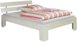 Futonbett Echtholz Massiv 180x200 Jasmina, Buche Weiß