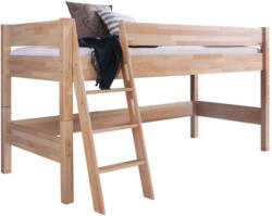 mittelhohes Bett Kim 90x200 Buche Massiv
