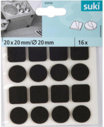 Anti-Rutsch-Pad 20x23mm/Dm: 20mm Je 8 Stück