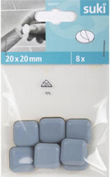 Möbelgleiter 20x20 mm, 8 Stück