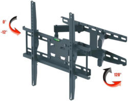 TV-Wandhalterung Bis 56“ Ausziehbar Fx Mercury Black