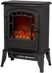 Elektrokamin 2000w Schwarz 2 Heizstufen Flammeff Torino