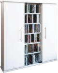 ➜ 2463 Regal Corina Angebote & Aktionen bis 80 Buchefarbenes CD Regal für ca. 150 CDs
