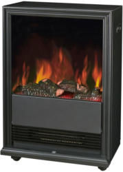 Elektrokamin 1000-2000w Schwarz 2 Heizstufen Flammeff