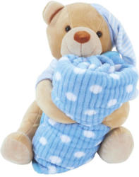 Kuscheldecke mit Teddy - Bella