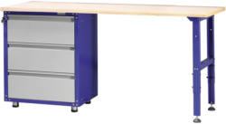 Werkbankset Xs 200,5 cm Grau/Blau