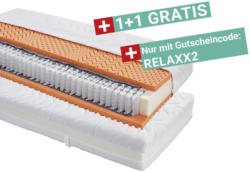 Taschenfederkernmatratze Relax 90x200cm H2