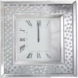 Wanduhr Crystal, ca. 50,5x50,5x5,3cm