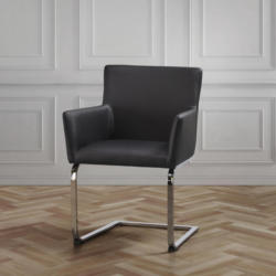 Schwingstuhl in Schwarz 'Vanessa'
