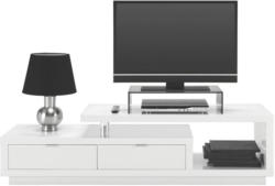 TV-Element in Weiß Hochglanz