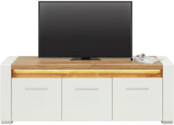 TV-Element in Weiß Hochglanz