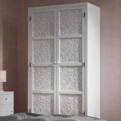 KLEIDERSCHRANK in weiß 'Valentina'