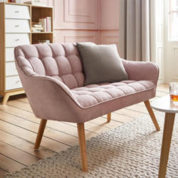 Sofa in Rosa 'Monique'