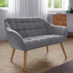 Sofa in Hellgrau 'Monique'