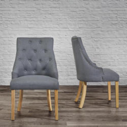 STUHL in Grau 'Mila'