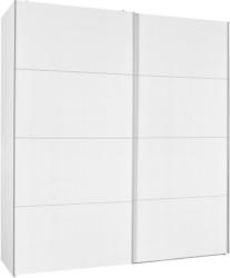 Schwebetürenschrank in Weiß Hochglanz