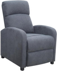 Relaxsessel in Grau mit Relaxfunktion