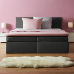 Boxspringbett in Grau ca. 180x 200 cm inkl. Topper 'Lucy'