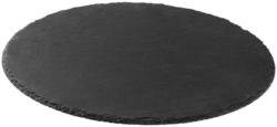 Servierplatte Stoney in Schwarz Ø ca.30cm