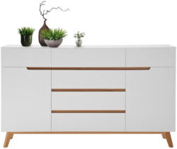 Sideboard in Weiß/Eichefarben