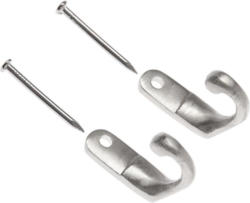 Raffhaken Piccolo Edelstahl, 2er Pack