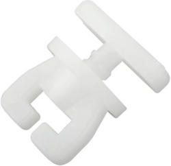 Vorhangschienenzubehör Amelie in Weiß 4er Pack.