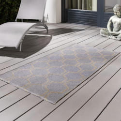 Outdoorteppich in Grau/Taupe ca.70x140cm 'Jaques'
