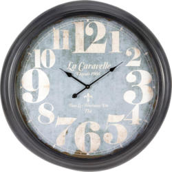Uhr Bronx in Grau ca.Ø93cm