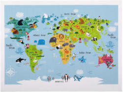 Keilrahmenbild World ca. 60x80cm