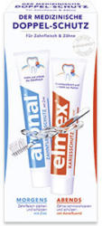 aronal und elmex Zahncreme der medizinische Doppel-Schutz, jede 2 x 75-ml-Doppelpackung