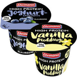 Ehrmann High Protein Pudding oder Joghurterzeugnis versch. Sorten, jeder 200-g-Becher