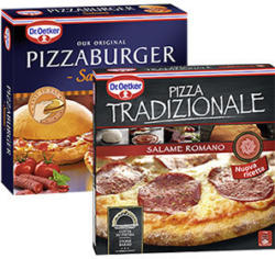 Dr. Oetker Pizza Tradizionale Salame Romano gefroren, jede 370-g-Packung und weitere Sorten
