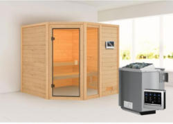 Karibu Sauna Tabea, naturbelassen, Bio externe Steuerung