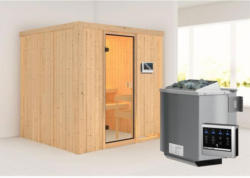 Karibu Sauna Tromsö, naturbelassen, Bio externe Steuerung