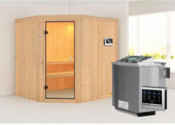 Karibu Sauna Bodo, naturbelassen, Bio externe Steuerung