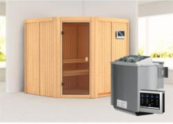 Karibu Sauna Kotka , naturbelassen, Bio externe Steuerung