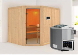 Karibu Sauna Horna , naturbelassen, Bio externe Steuerung