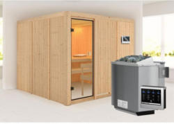 Karibu Sauna Arvika , naturbelassen, Bio externe Steuerung